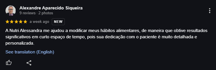 Feedback de cliente no Google 1